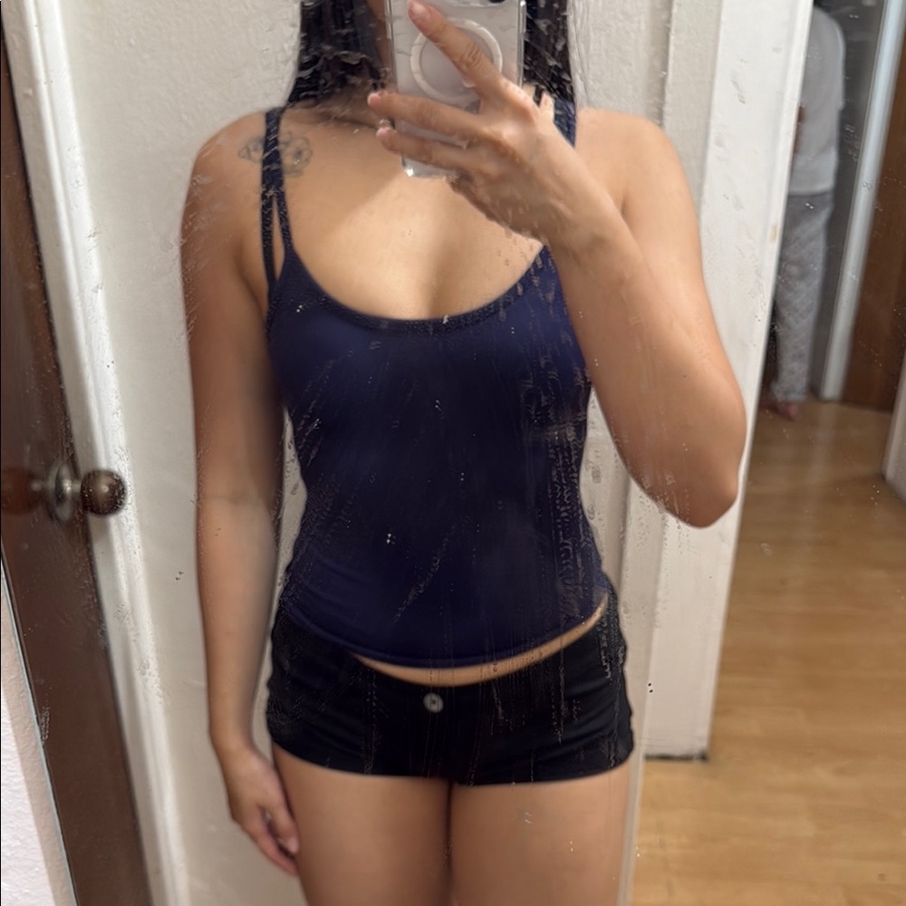 DONATING SOON Navy Blue Women's Camisole Top